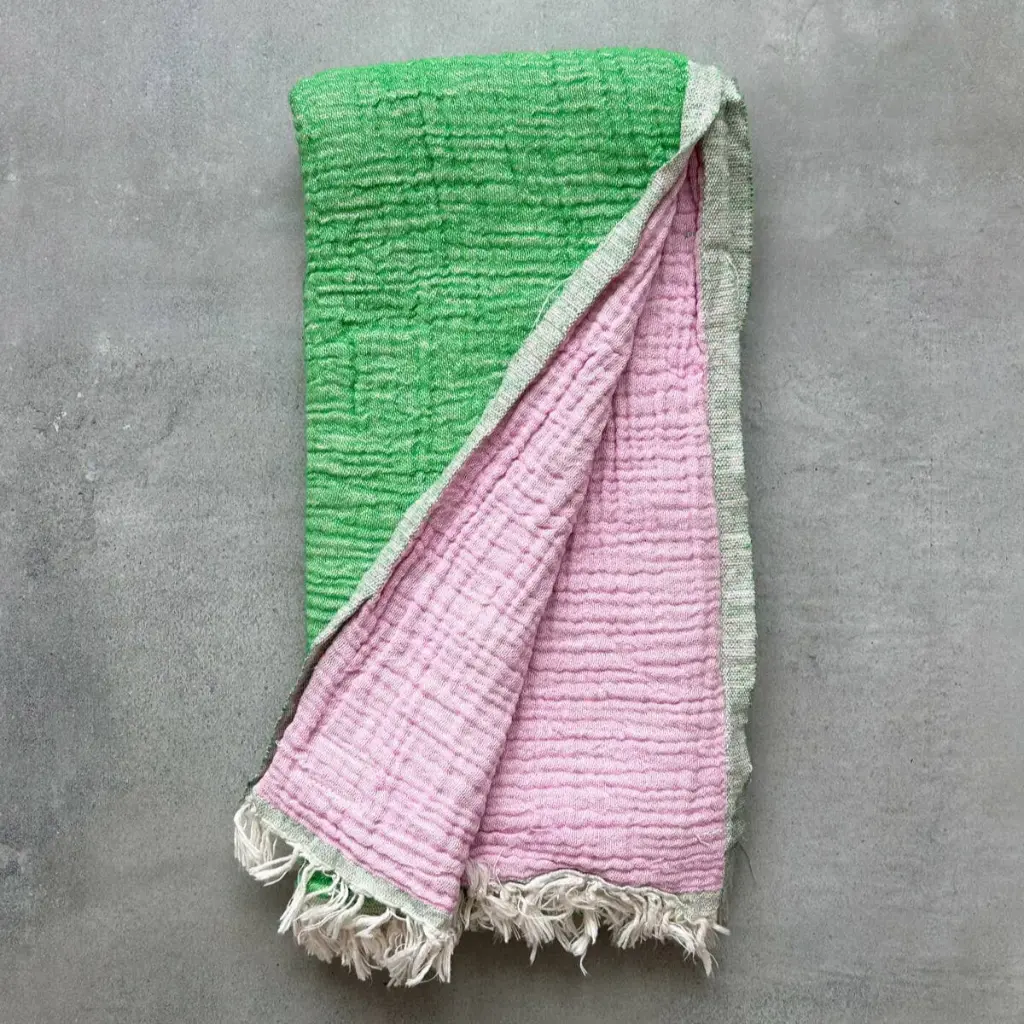 Samos Hammam Towel, Leaf and Rose 