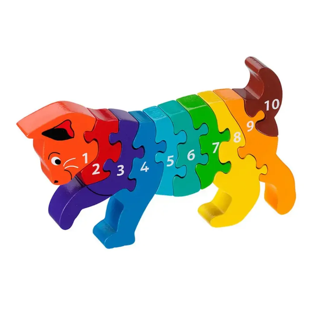 Cat 1 to 10 Puzzle Wooden Toy