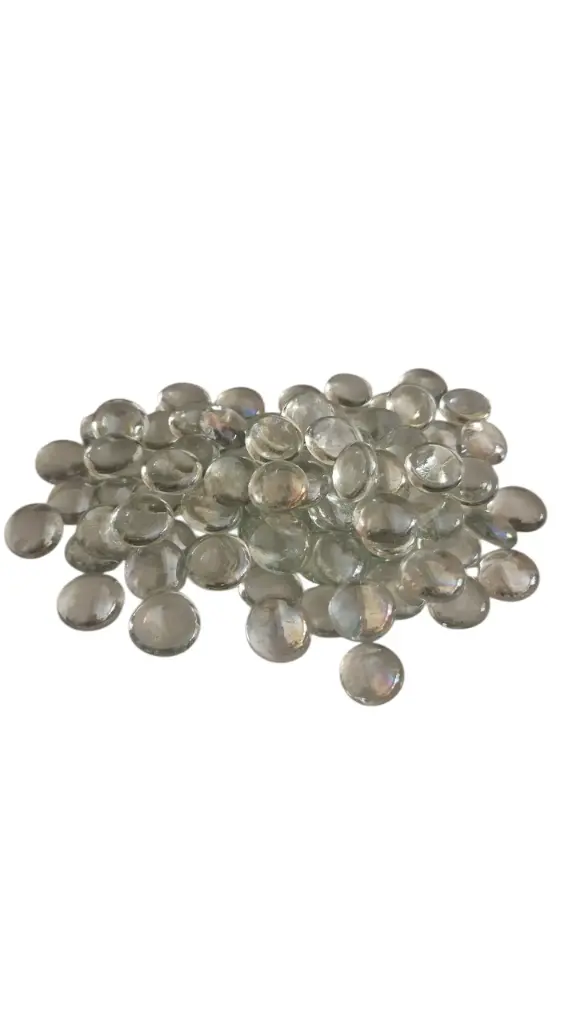 Deco transparent grass beads/pebbles deco
