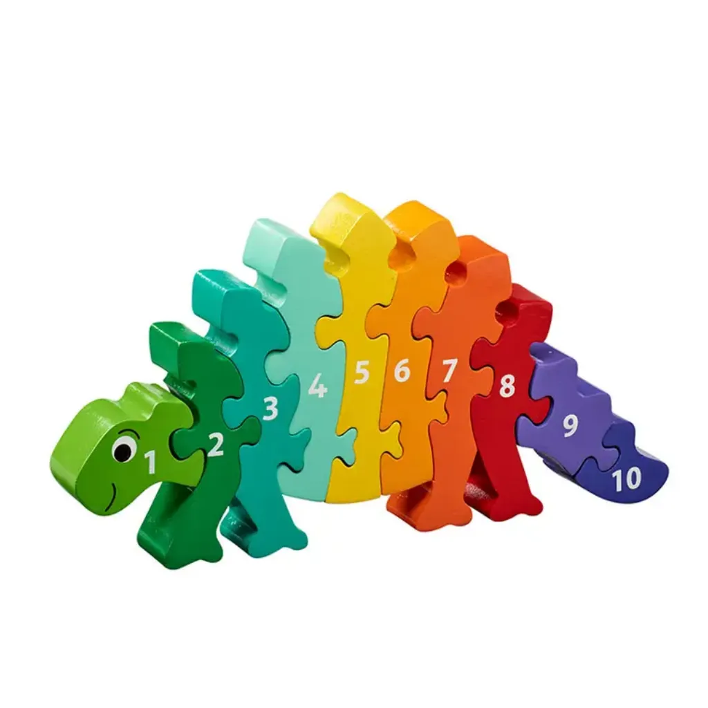 Dinosaur 1 to 10 Puzzle Wooden Toy