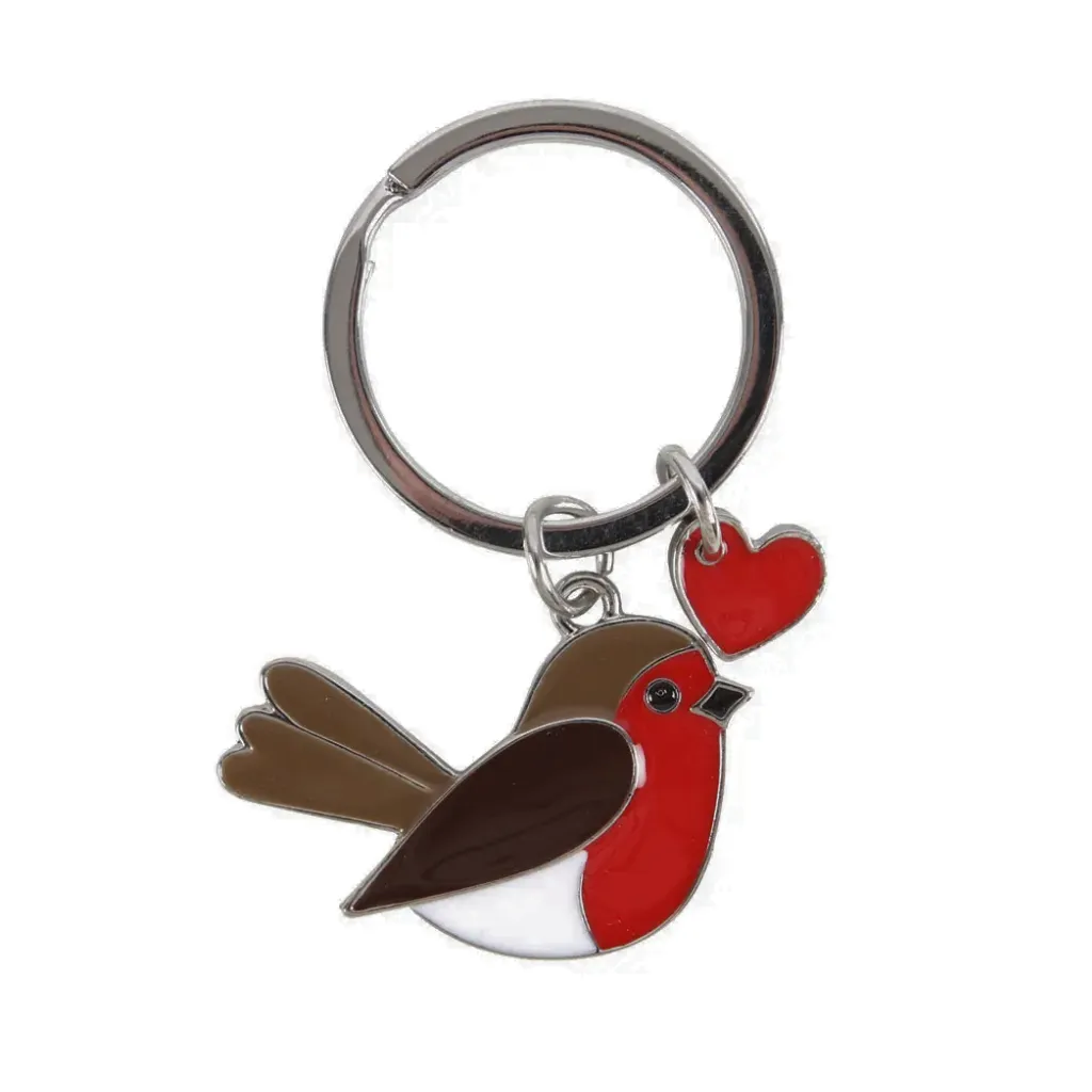 Garden Robin Keyring