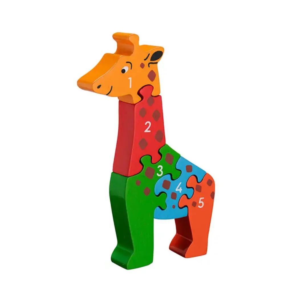 Giraffe 1 to 5 Puzzle Wooden Toy