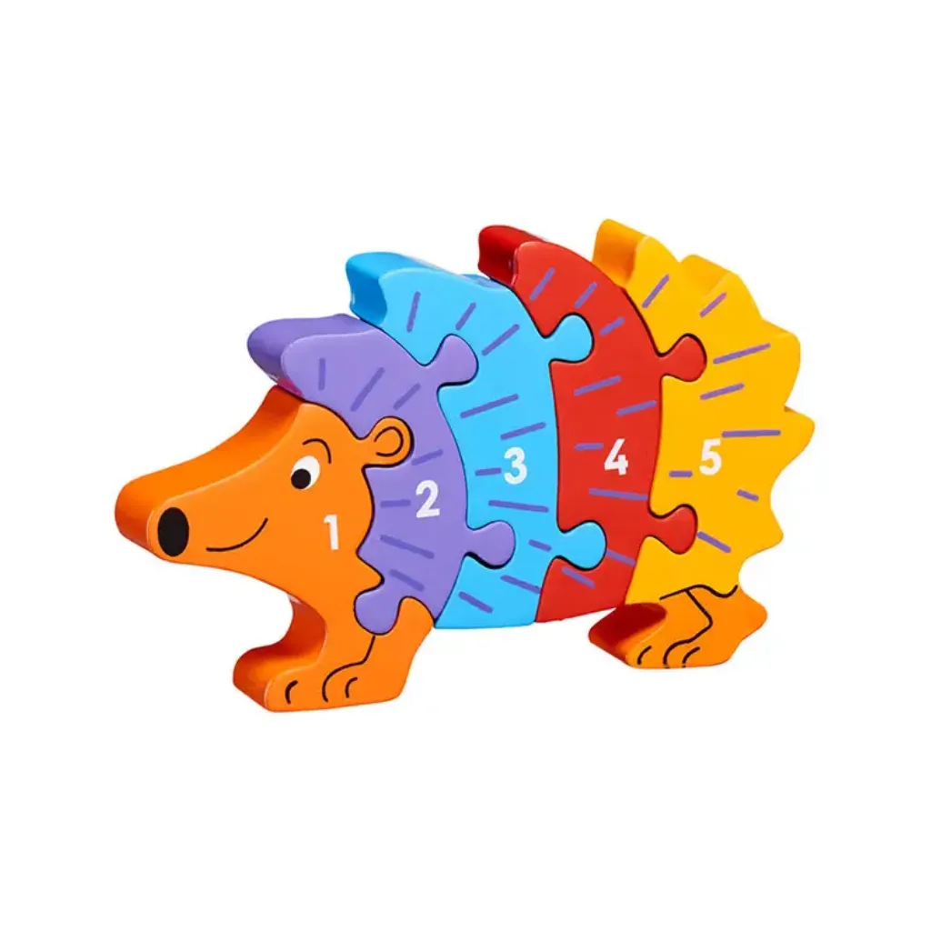 Hedgehog 1 to 5 Puzzle Wooden  Toy