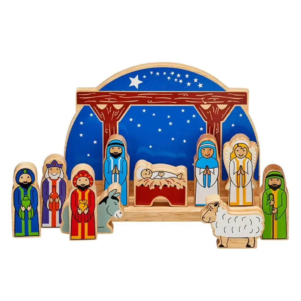 Nativity Wooden Scene