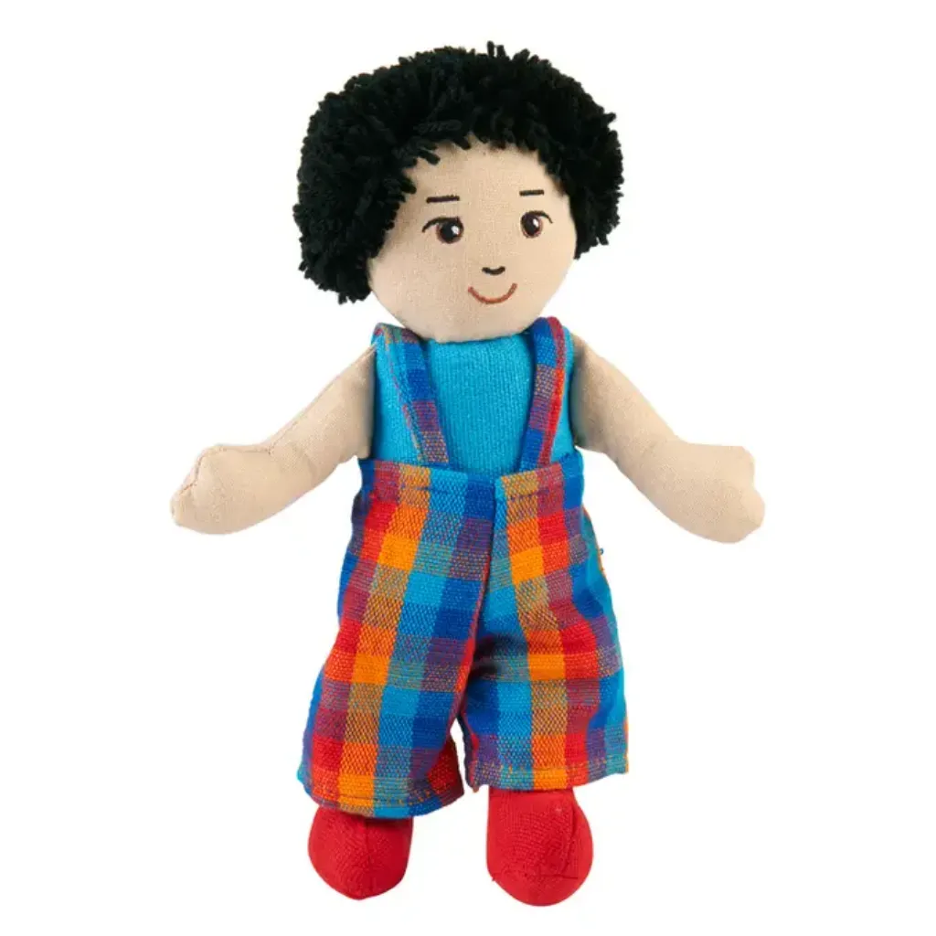 Rag doll - Boy with black hair