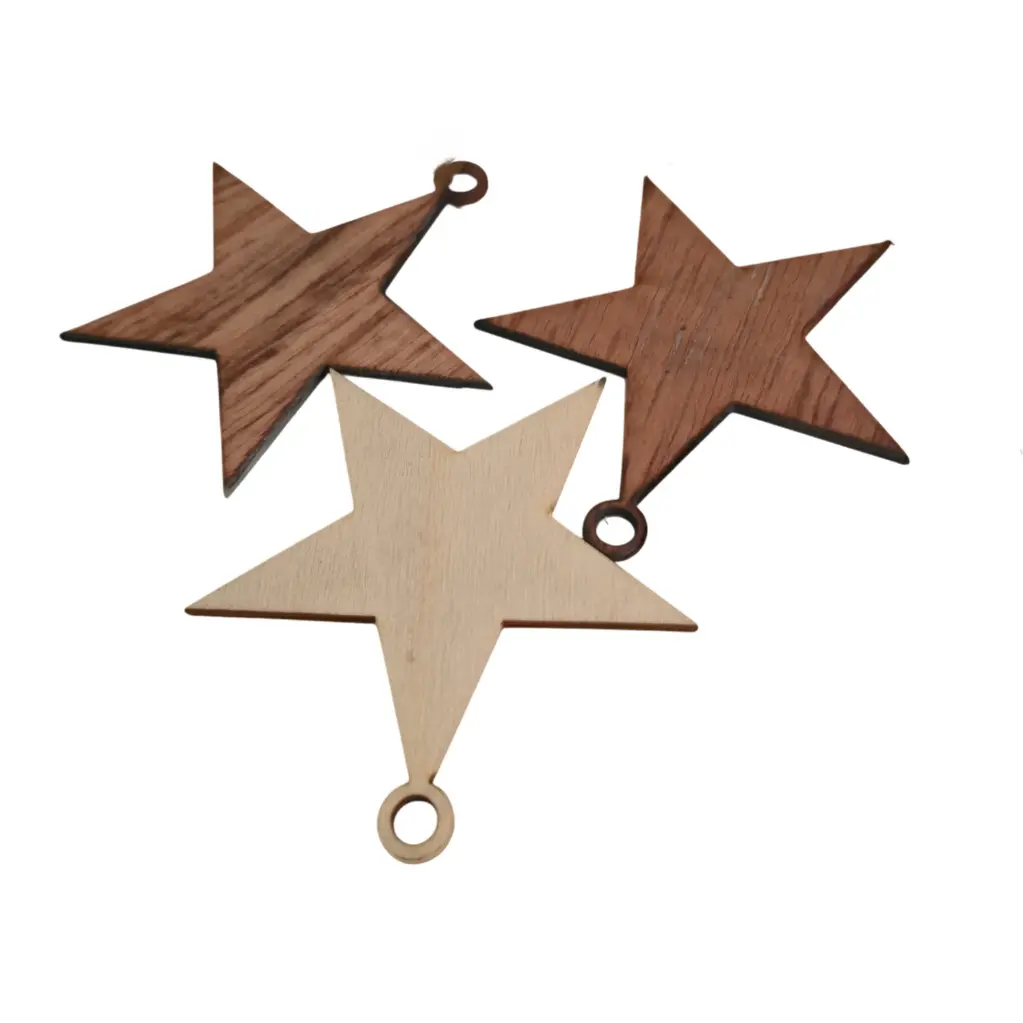 [SI473 ;LA9] Wooden Christmas Stars