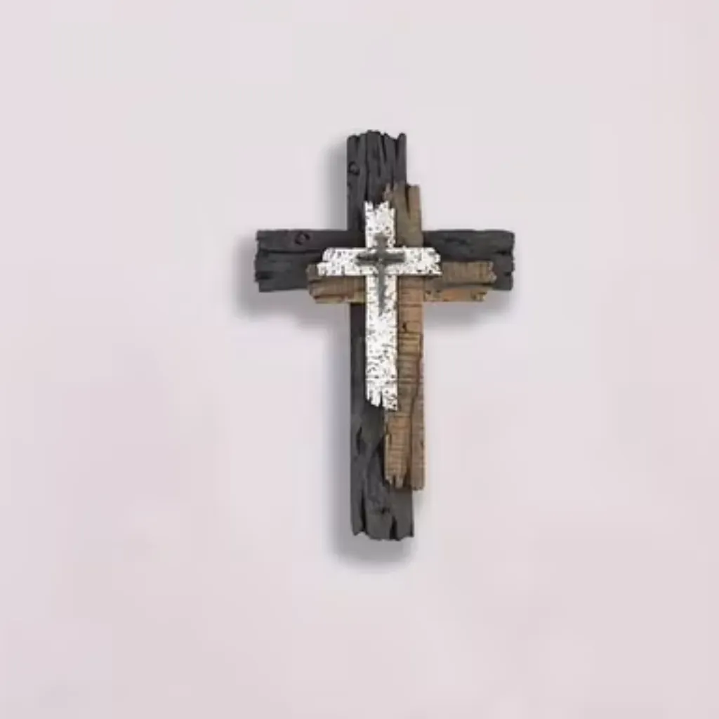 [AB005] Vintage  Wooden Cross