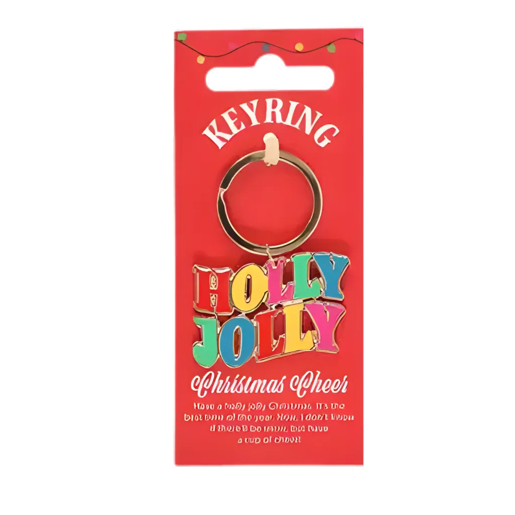 Holly Jolly Keyring