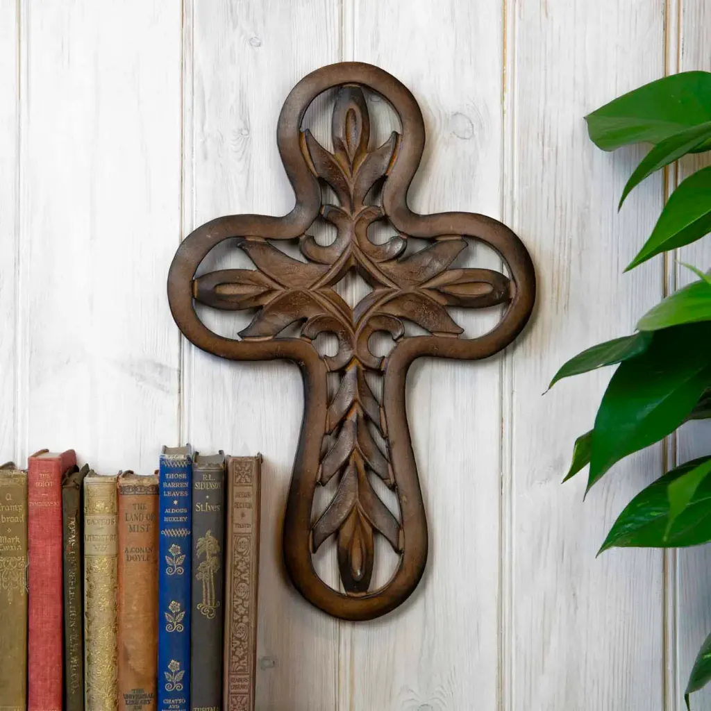 Wooden Curved Cross
