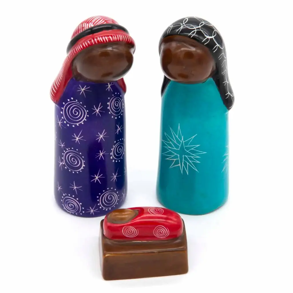 Soapstone Nativity Set 3 Pices