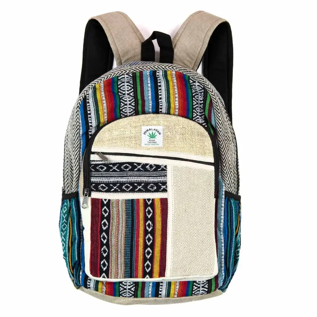 Hemp And Gheri Large Backpack 